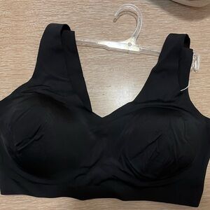 Soft, Seamless Black Women's Bra